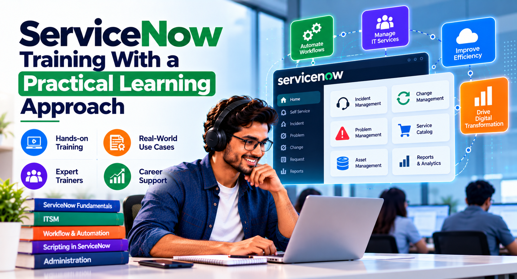 ServiceNow training with a practical learning approach in Delhi